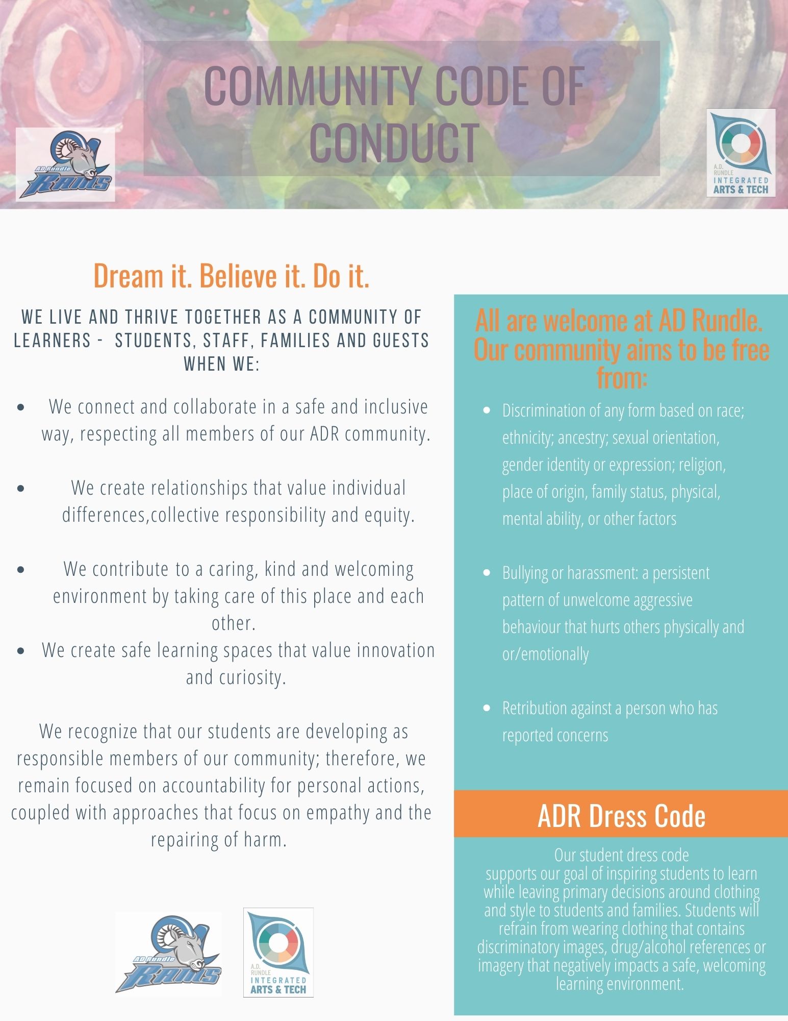 ADR Code of Conduct pg. 1
